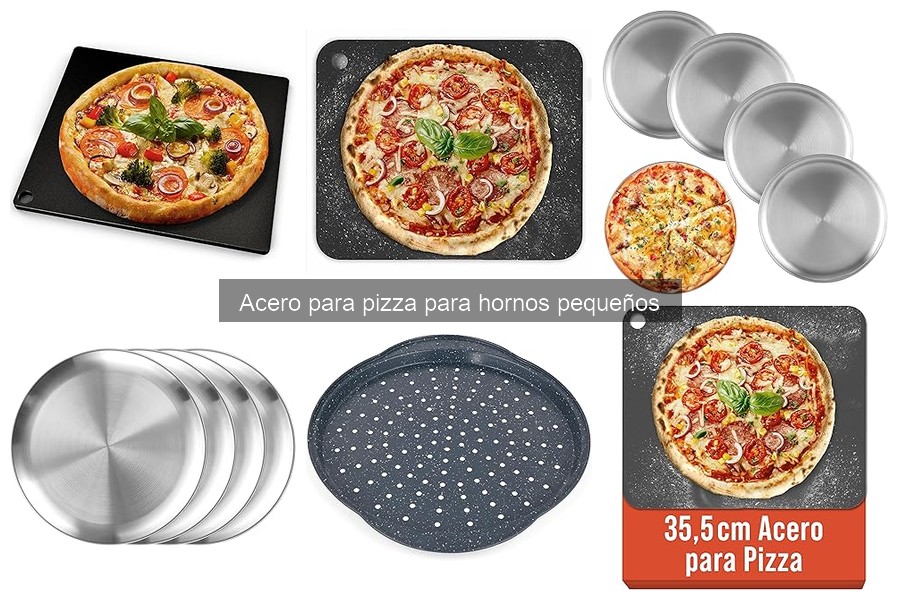 Mejores aceros para pizza para hornos pequeños: comparativa 2023