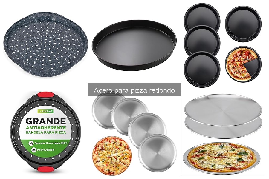 Mejores aceros para pizza redonda en 2023: Comparativa y precios