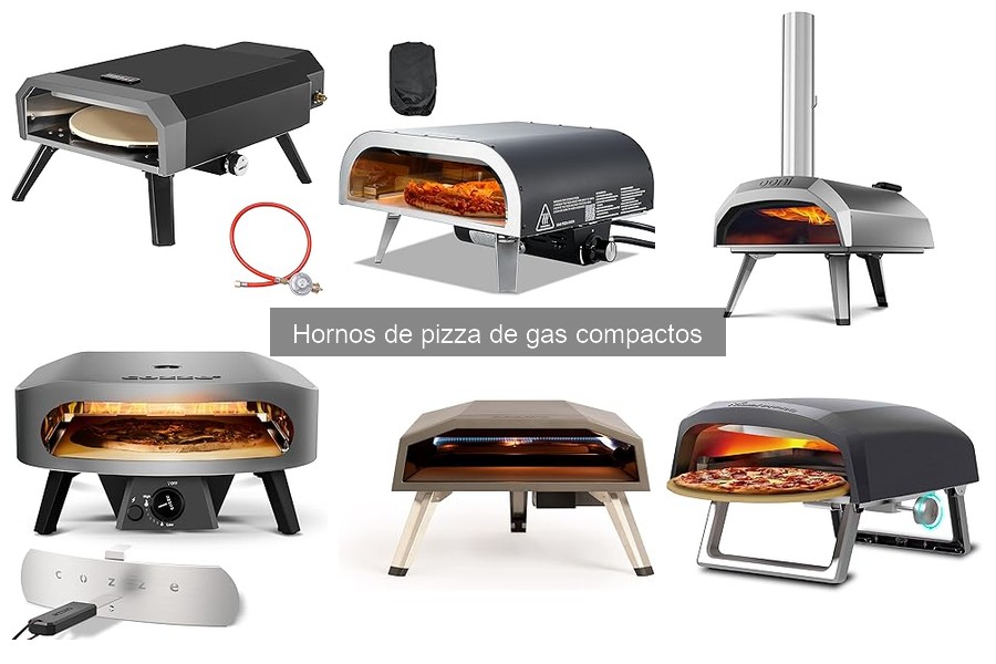 Mejores hornos de pizza de gas compactos: Comparativa 2023