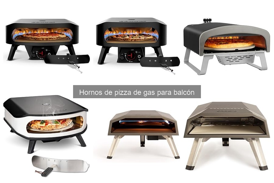 Mejores hornos de pizza de gas para balcones pequeños