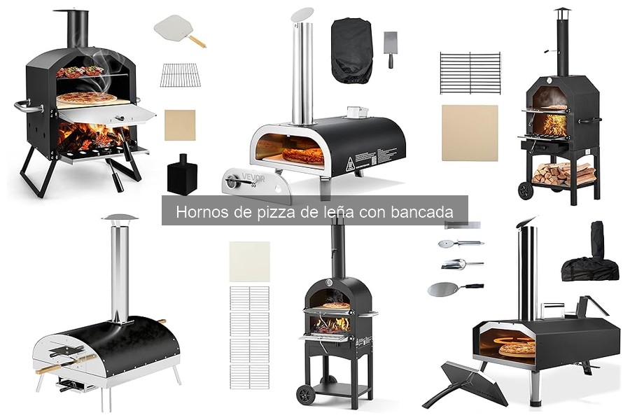 Mejores hornos de pizza de leña con bancada en 2023