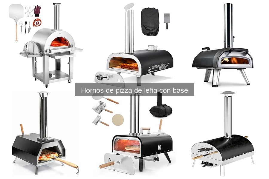 Mejores hornos de pizza de leña con base para el hogar