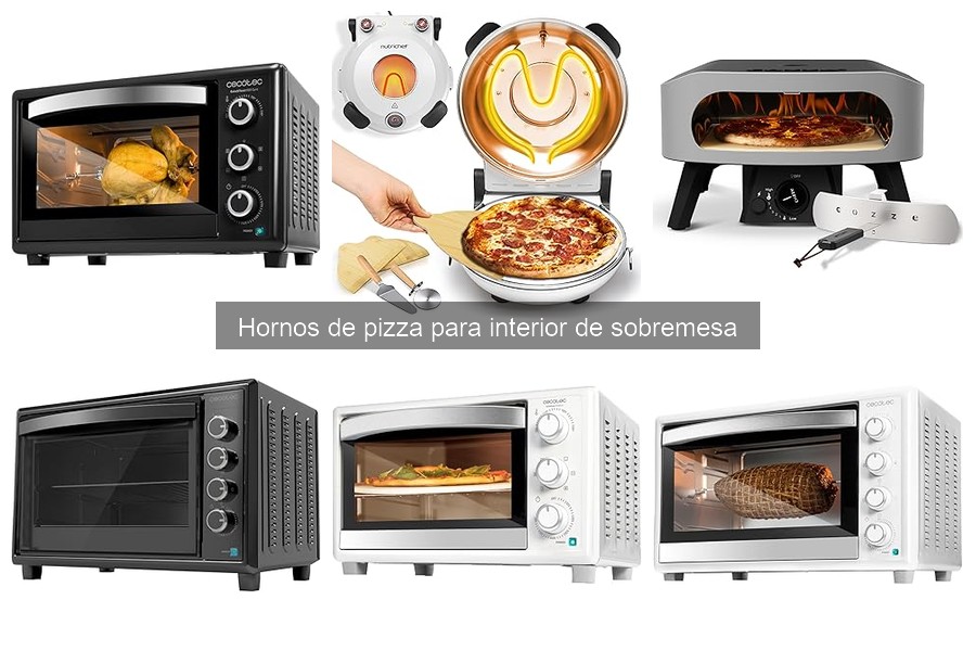 Mejores hornos de pizza de sobremesa: comparativa de marcas