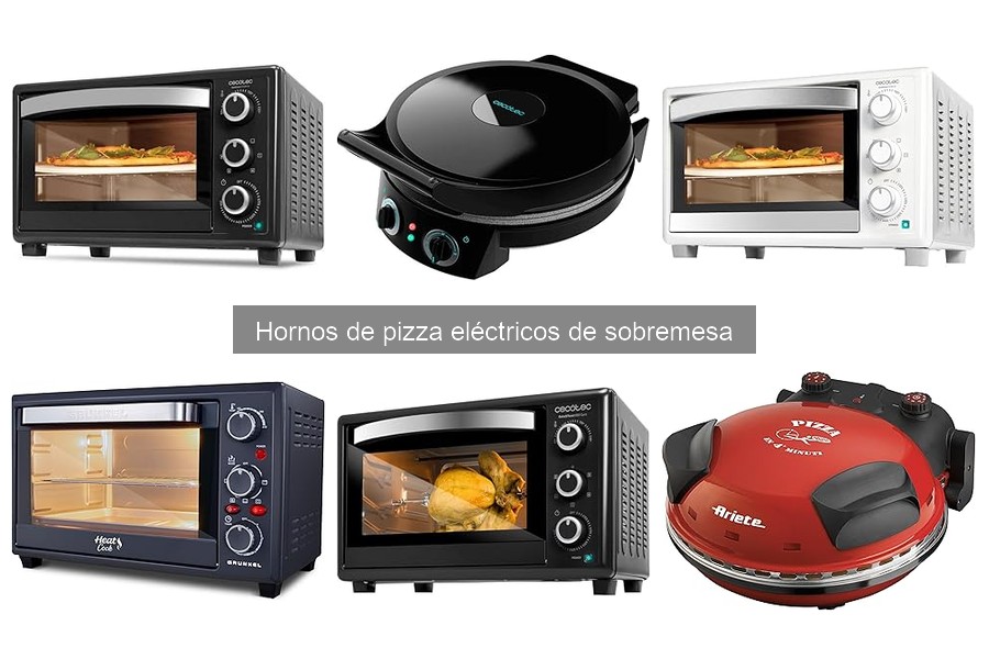 Mejores hornos de pizza eléctricos de sobremesa para casa