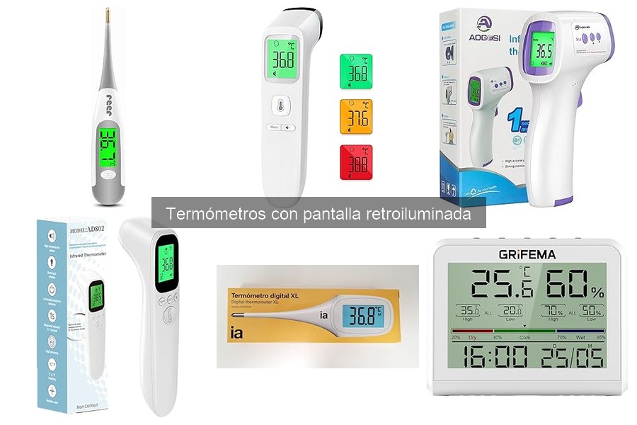 Mejores lugares para comprar termómetros retroiluminados