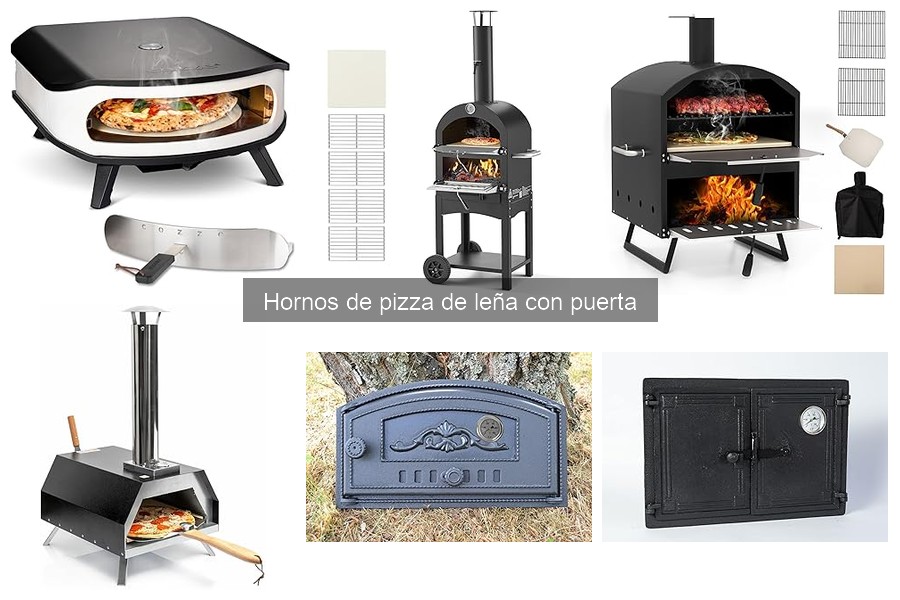 Mejores marcas de hornos de pizza de leña con puerta