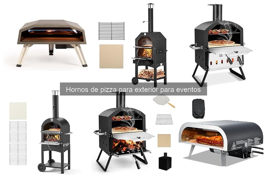 Mejores marcas de hornos de pizza para eventos al aire libre