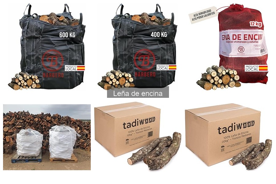 Mejores marcas de leña de encina para horno de pizza