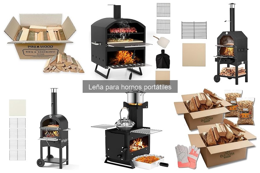 Mejores marcas de leña para hornos portátiles: comparativa