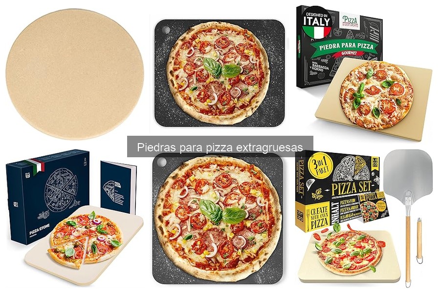 Mejores marcas de piedras para pizza extragruesas en 2023