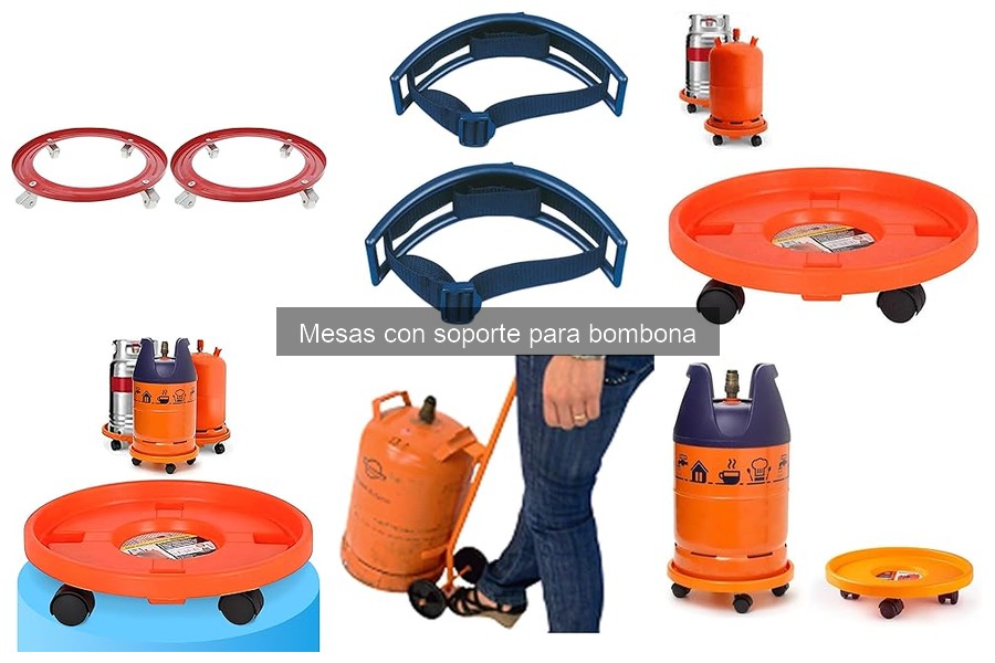 Mejores mesas con soporte para bombona en 2023