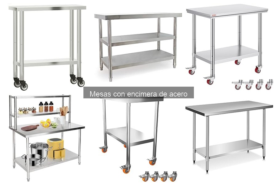 Mejores ofertas en mesas con encimera de acero 2023