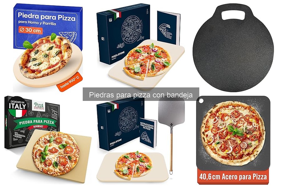 Mejores piedras para pizza con bandeja en 2023