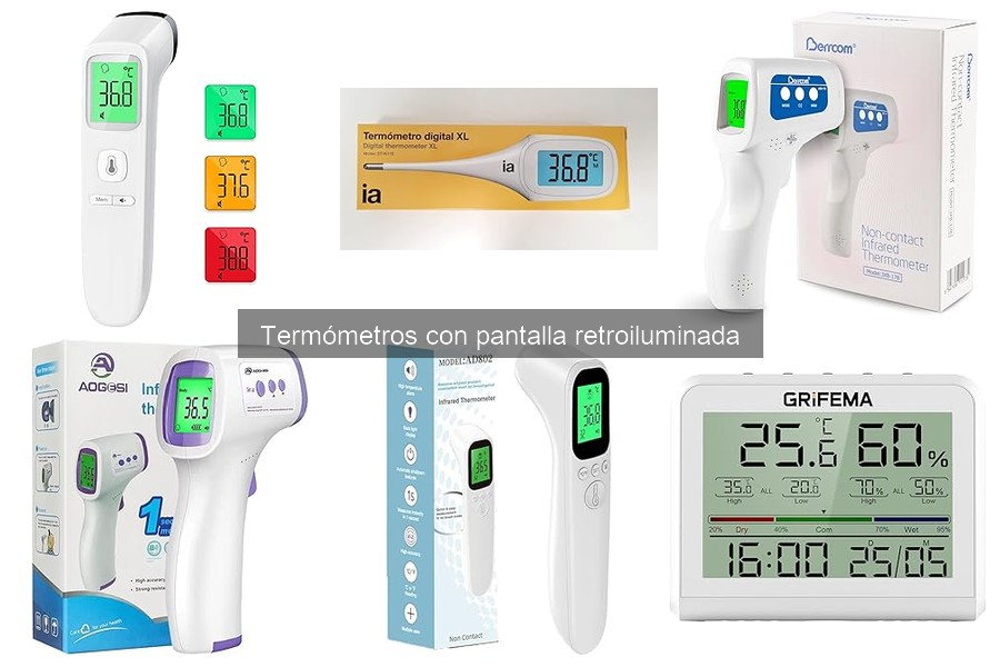 Mejores termómetros con pantalla retroiluminada para hornos de pizza