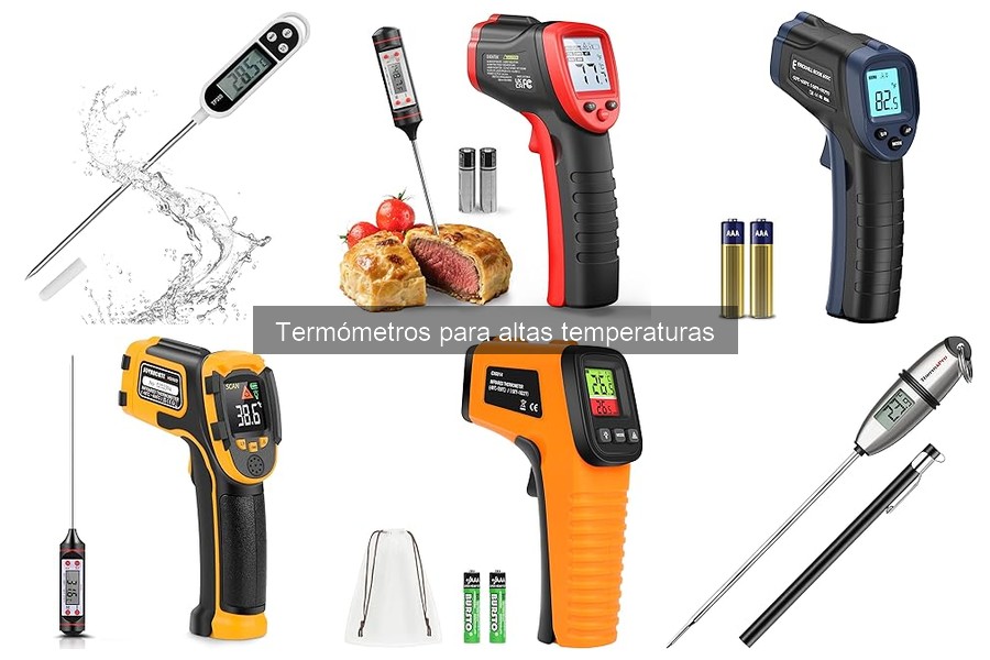 Mejores termómetros para altas temperaturas en hornos de pizza