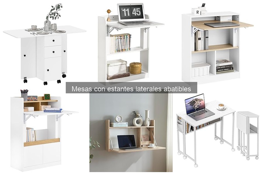 Ofertas en mesas con estantes laterales abatibles 2023