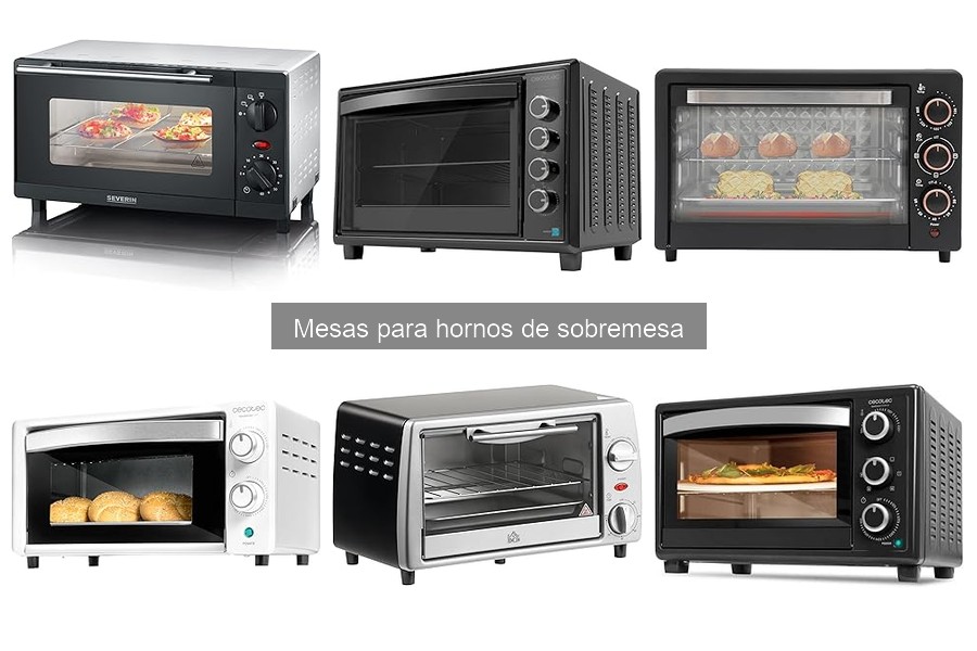 Ofertas y descuentos en mesas para hornos de sobremesa