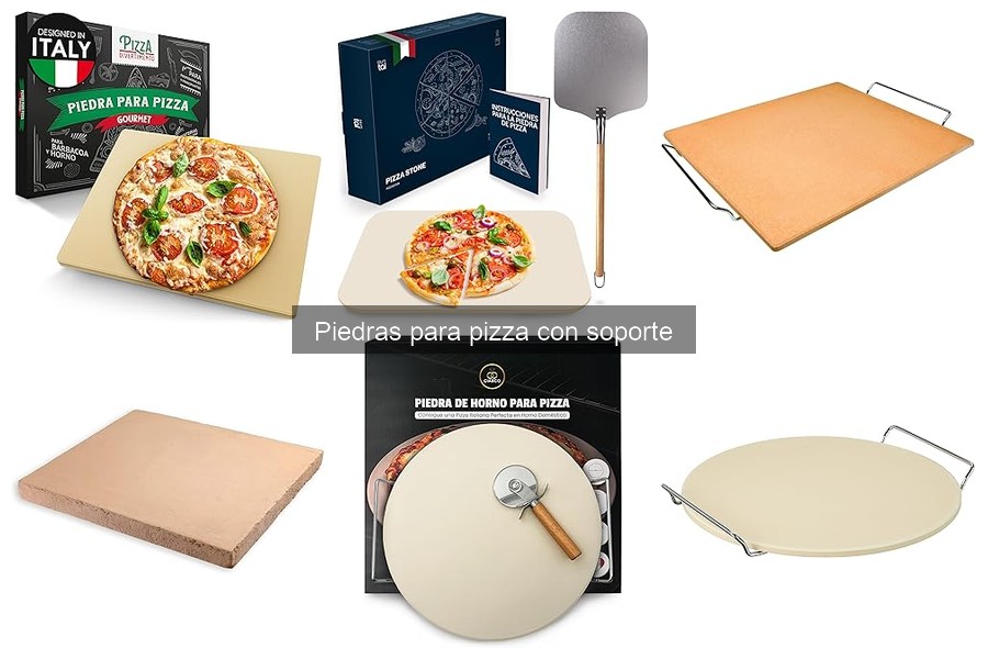 Ofertas y descuentos en piedras para pizza con soporte