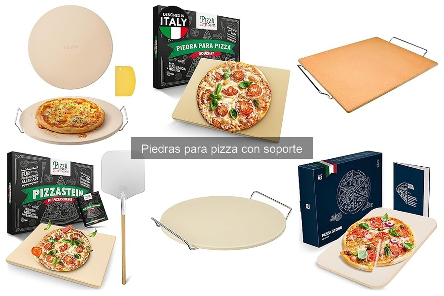 Opiniones de piedras para pizza con soporte: ¿cuál es mejor?