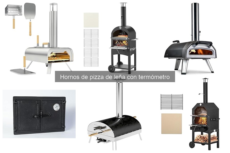 Precio promedio de hornos de pizza de leña con termómetro