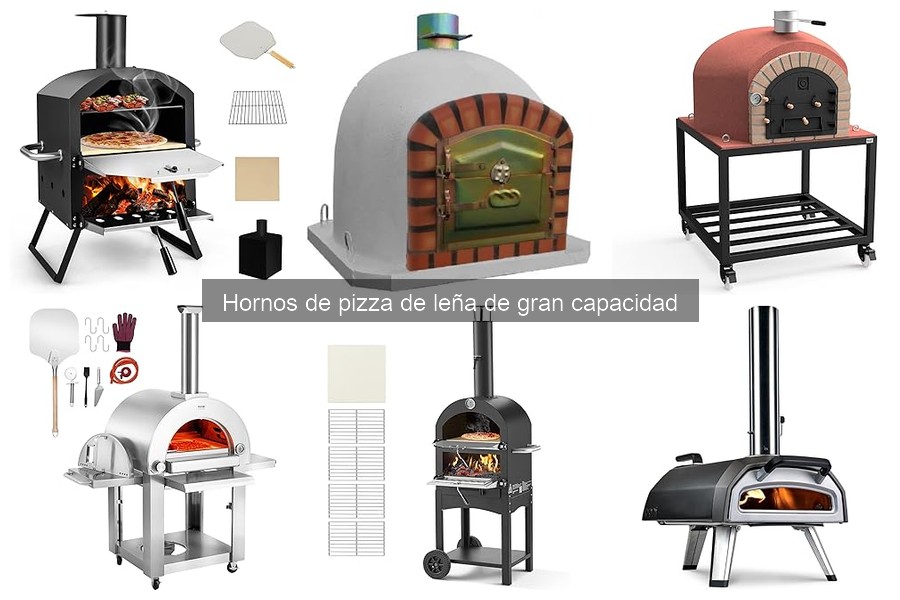 Precios de hornos de pizza de leña de gran capacidad
