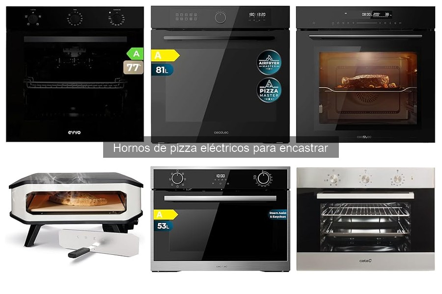 Precios de hornos de pizza eléctricos para encastrar 2023