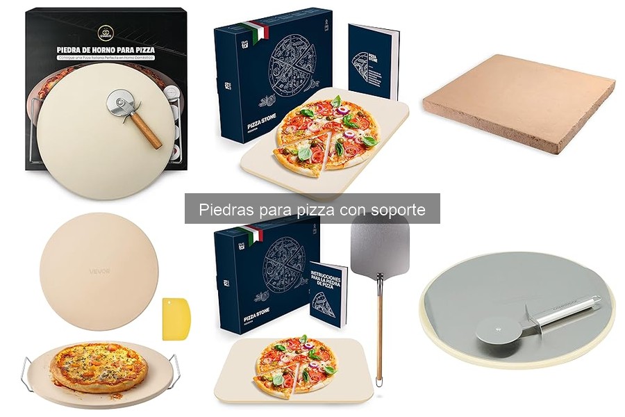 Precios de piedras para pizza con soporte en Amazon