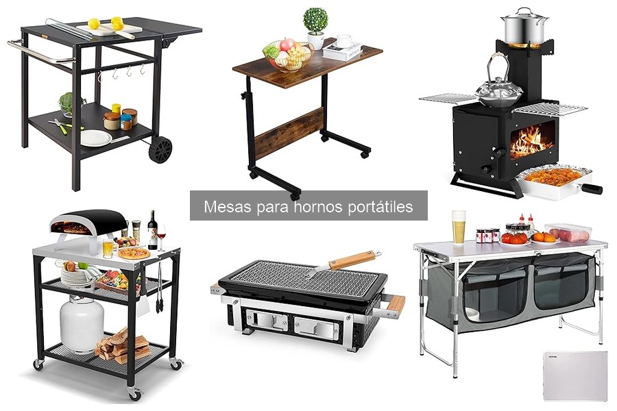 Problemas comunes al usar mesas para hornos portátiles