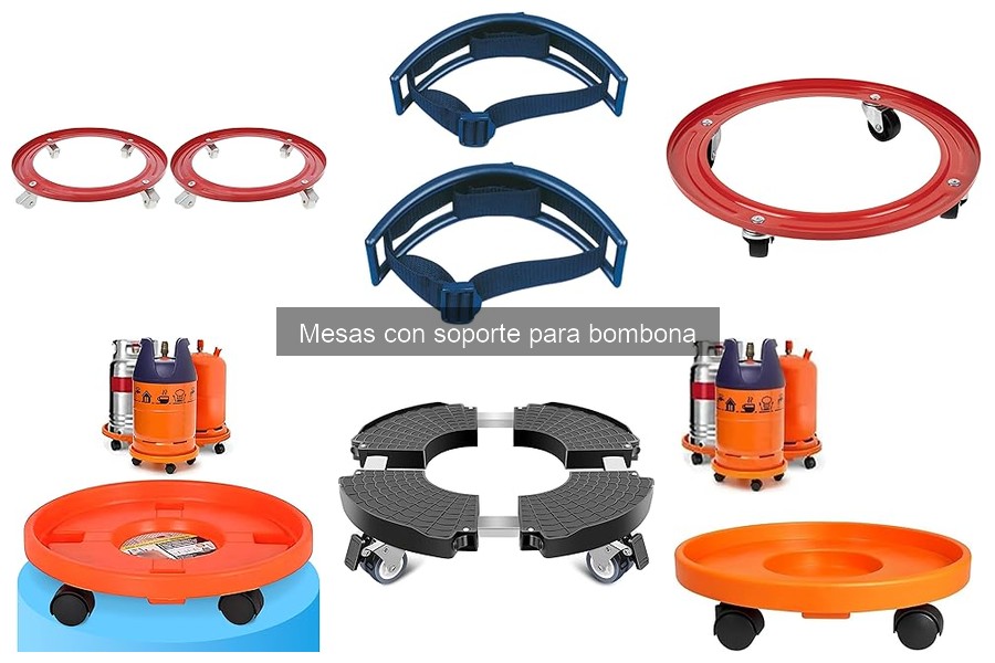 Problemas comunes con mesas de soporte para bombona