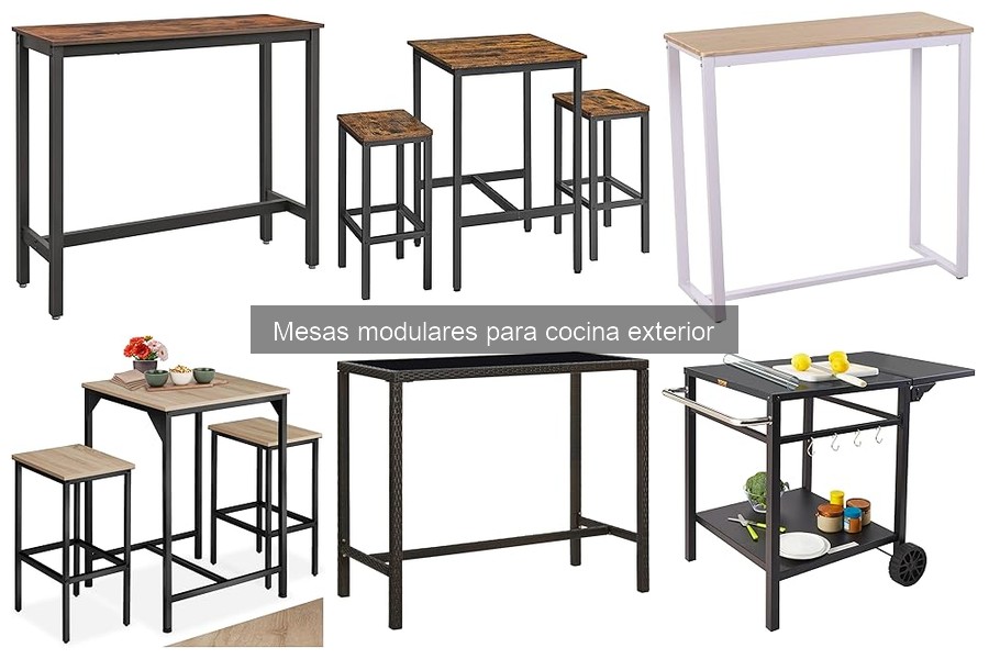 Problemas comunes con mesas modulares en exteriores
