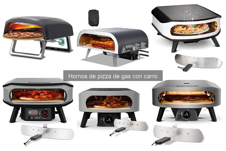 Qué es un horno de pizza de gas con carro: características y ventajas