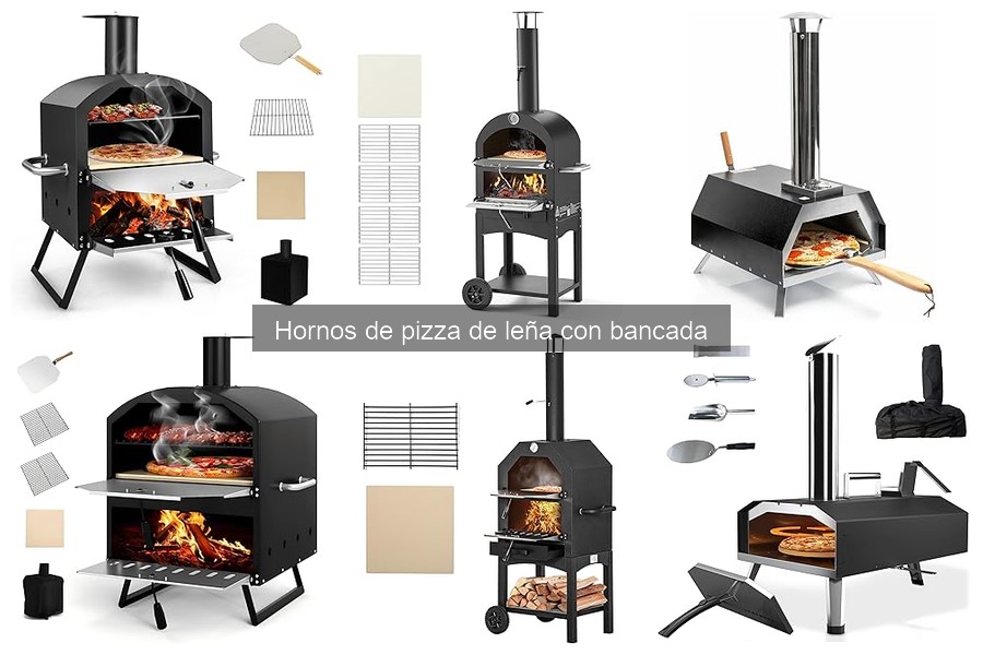 ¿Qué es un horno de pizza de leña con bancada?