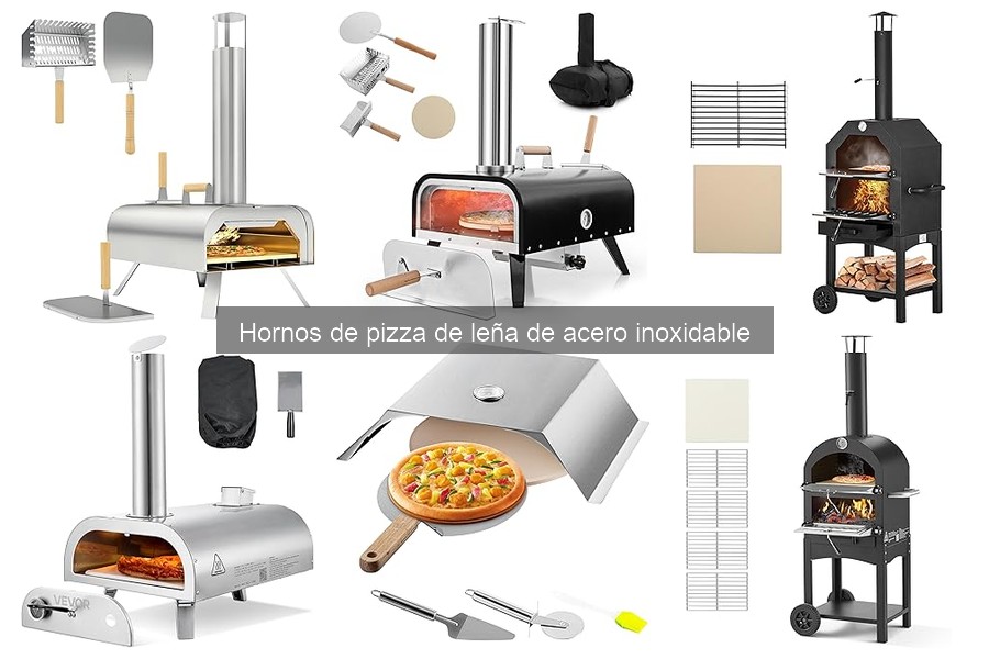 ¿Qué es un horno de pizza de leña de acero inoxidable?