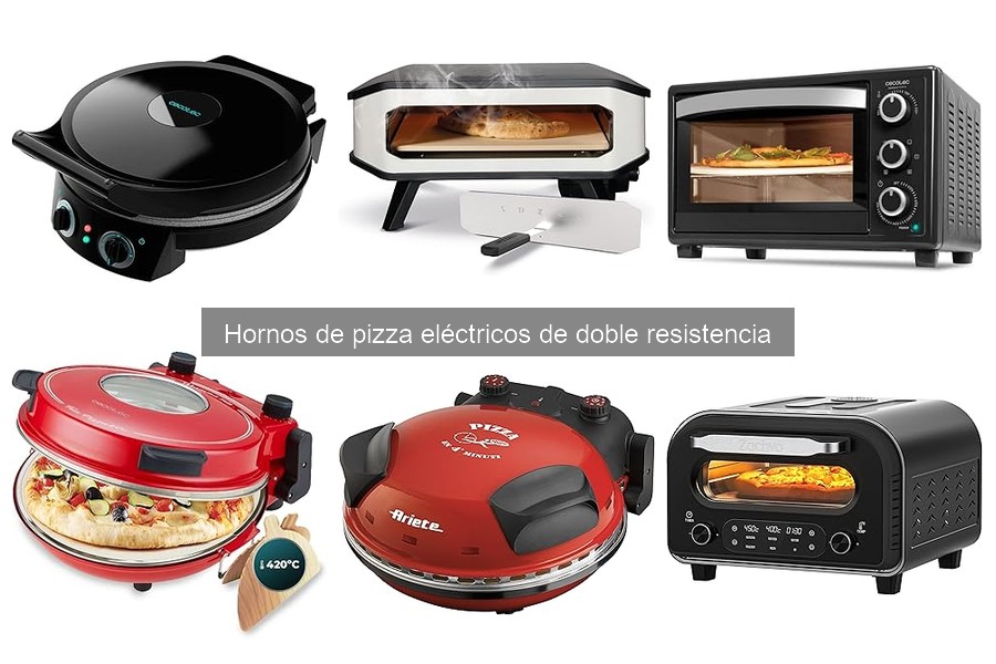 ¿Qué es un horno de pizza eléctrico de doble resistencia?