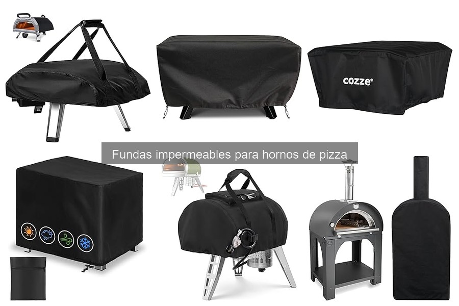 ¿Qué es una funda impermeable para horno de pizza?