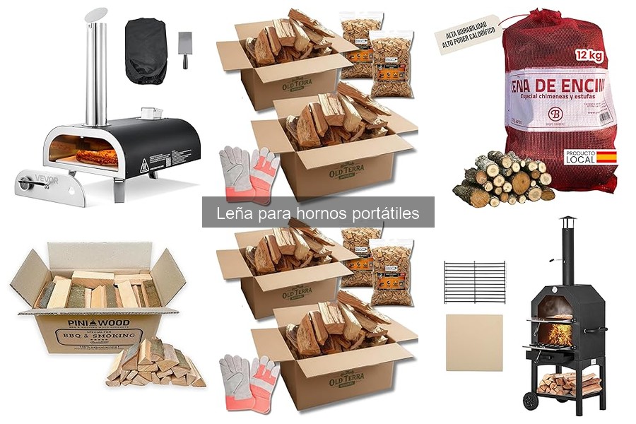 ¿Qué leña usar para hornos portátiles? Mejores opciones