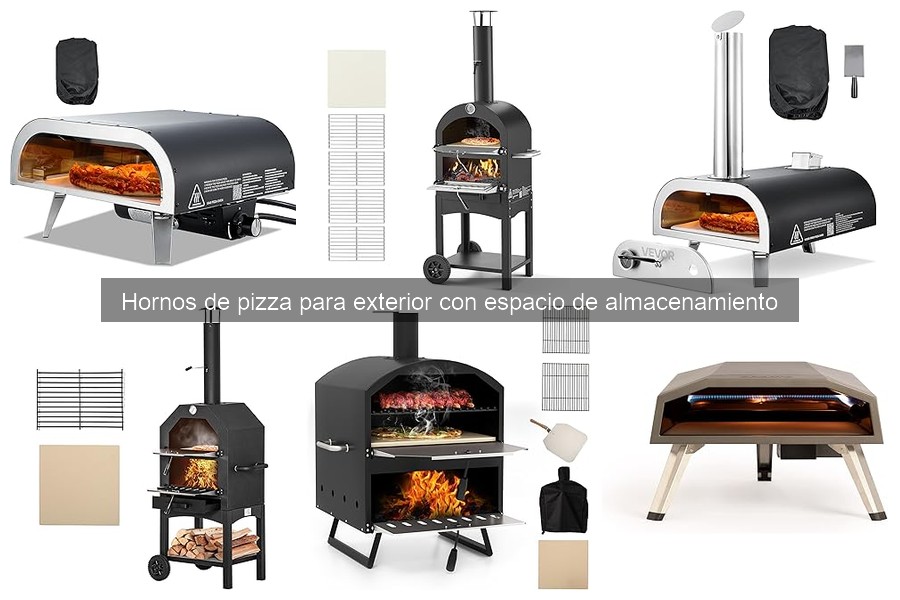 ¿Qué son los Hornos de Pizza para Exterior con Almacenamiento?