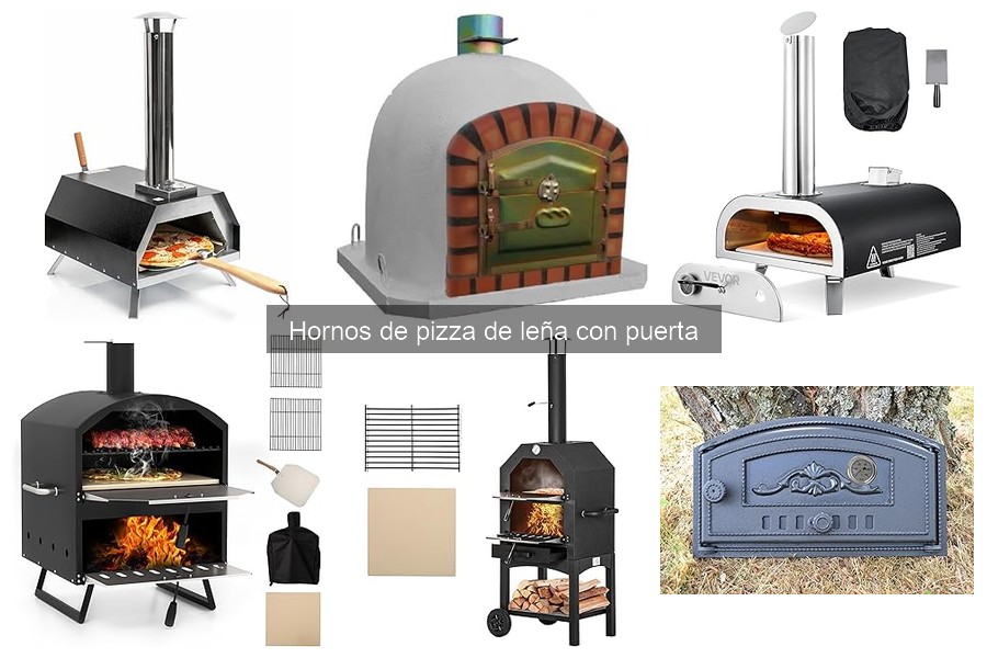 ¿Qué tamaño de horno de pizza de leña con puerta debo elegir?