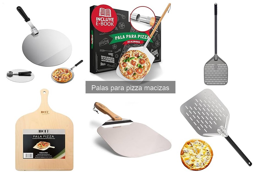 ¿Qué tamaño de pala para pizza maciza es ideal para mi horno?