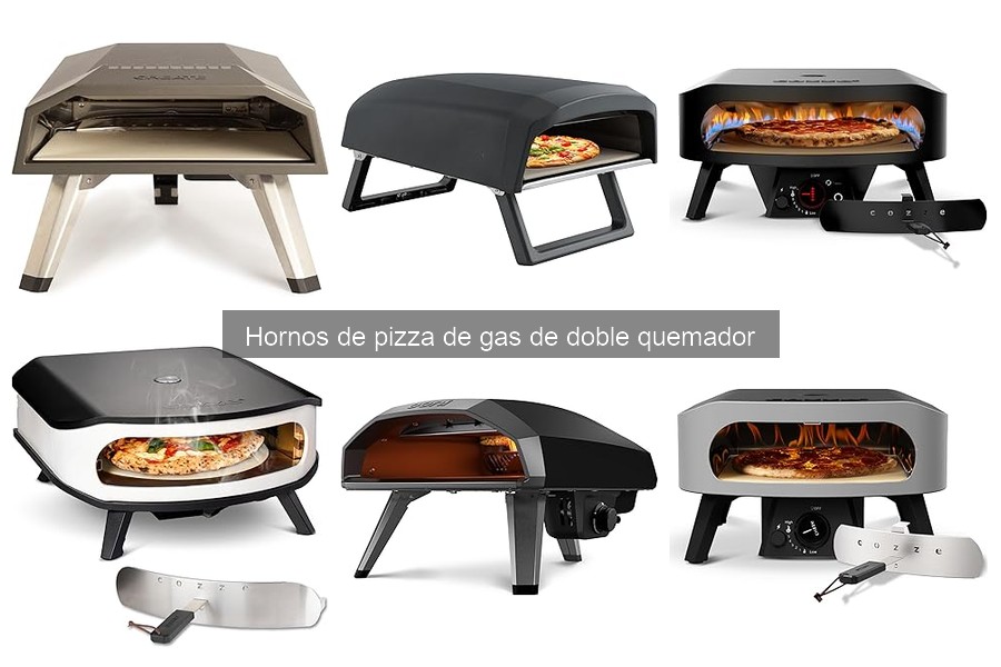 Recetas deliciosas para horno de pizza de gas de doble quemador
