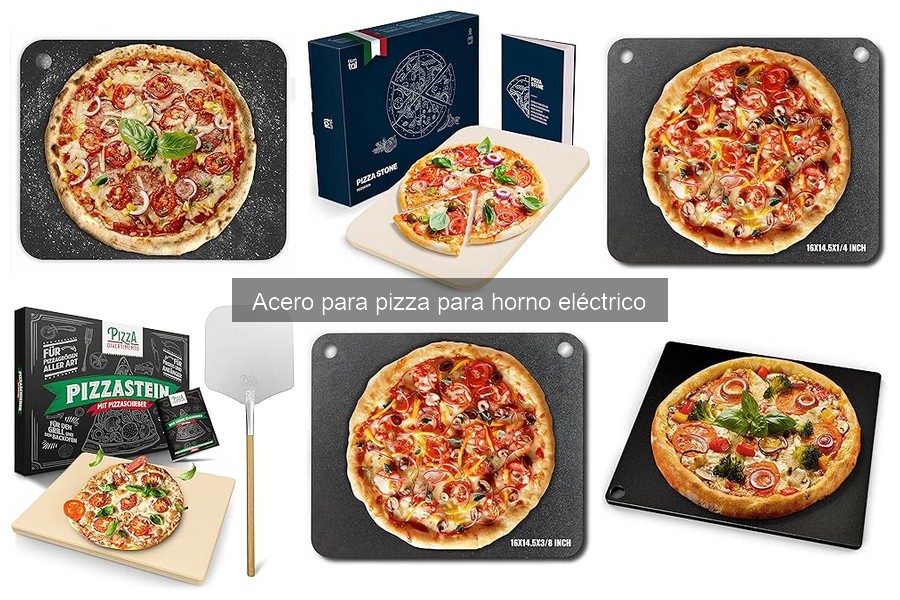 Recetas deliciosas para horno eléctrico con acero para pizza