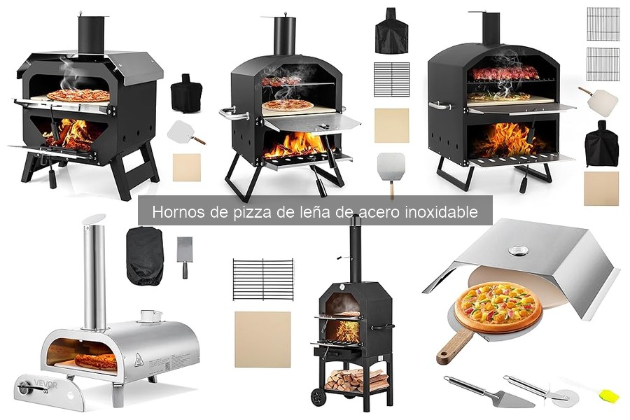 Recetas perfectas para hornos de pizza de leña de acero inoxidable
