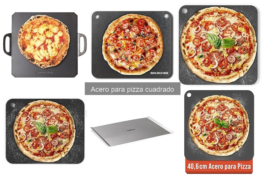 Recetas Versátiles para Acero para Pizza Cuadrado