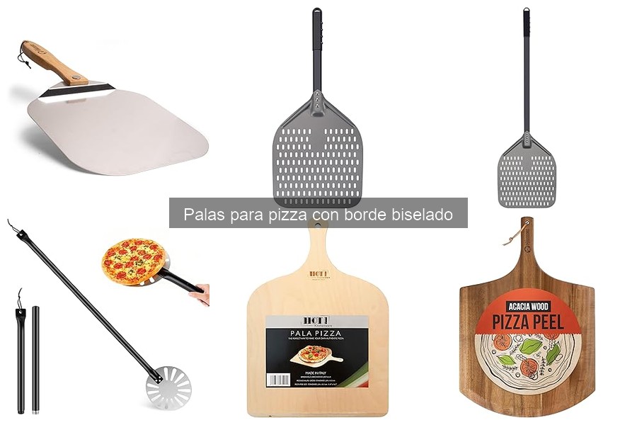 ¿Son adecuadas las palas biseladas para horno de leña?