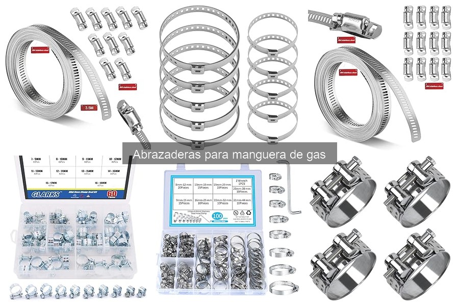Tipos de abrazaderas para manguera de gas: guía completa