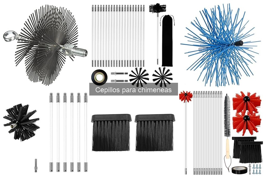 Tipos de cepillos para chimeneas: materiales y usos