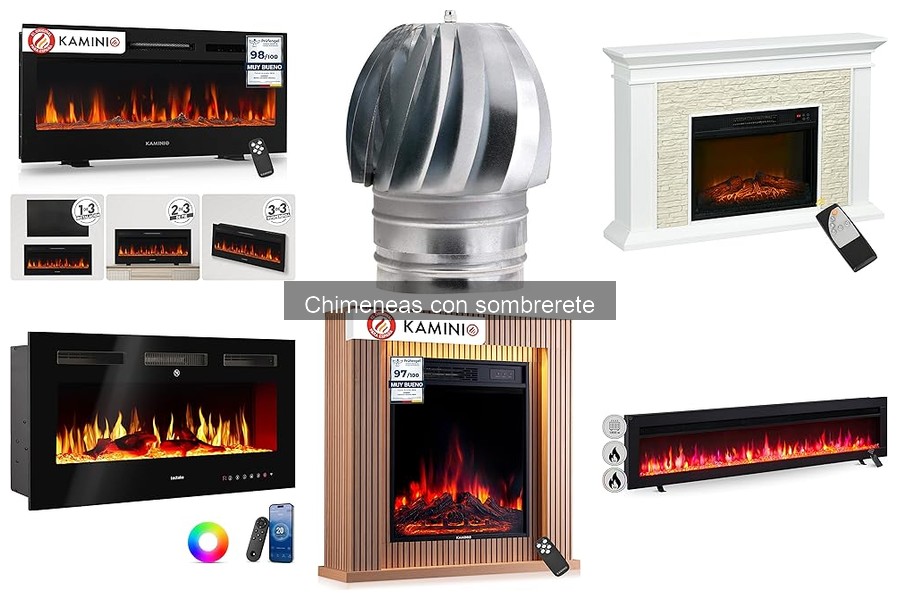 Tipos de chimeneas con sombrerete: Características y modelos