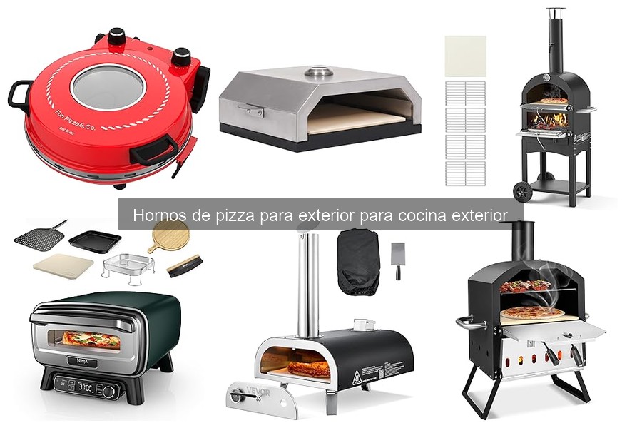 Tipos de hornos de pizza para exteriores: elige el mejor