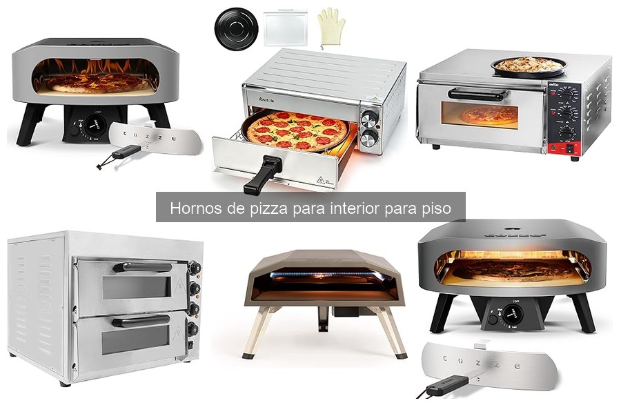 Tipos de hornos de pizza para interior: eléctrico, gas y leña