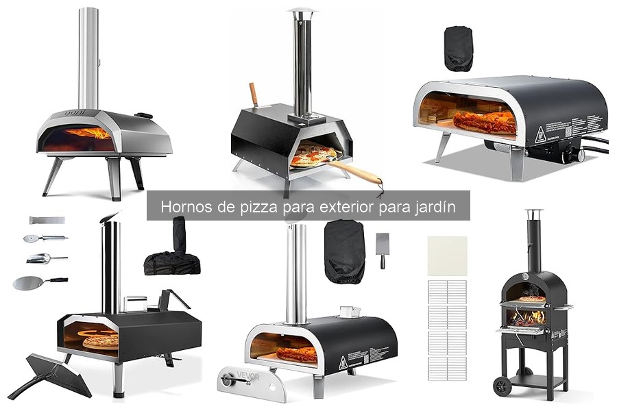 Tipos de hornos de pizza para jardín: gas, leña y eléctricos